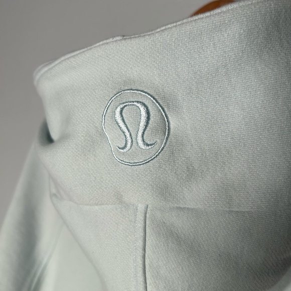 lululemon athletica Scuba Oversized Full Zip Light Blue Zip-Up Hoodie XL/XXL - Picture 6 of 8